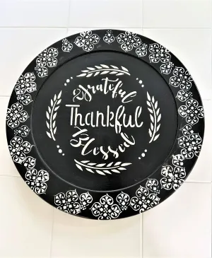 Lazy Susan/ Wood Turntable Lazy Susan Tray 18-Inch