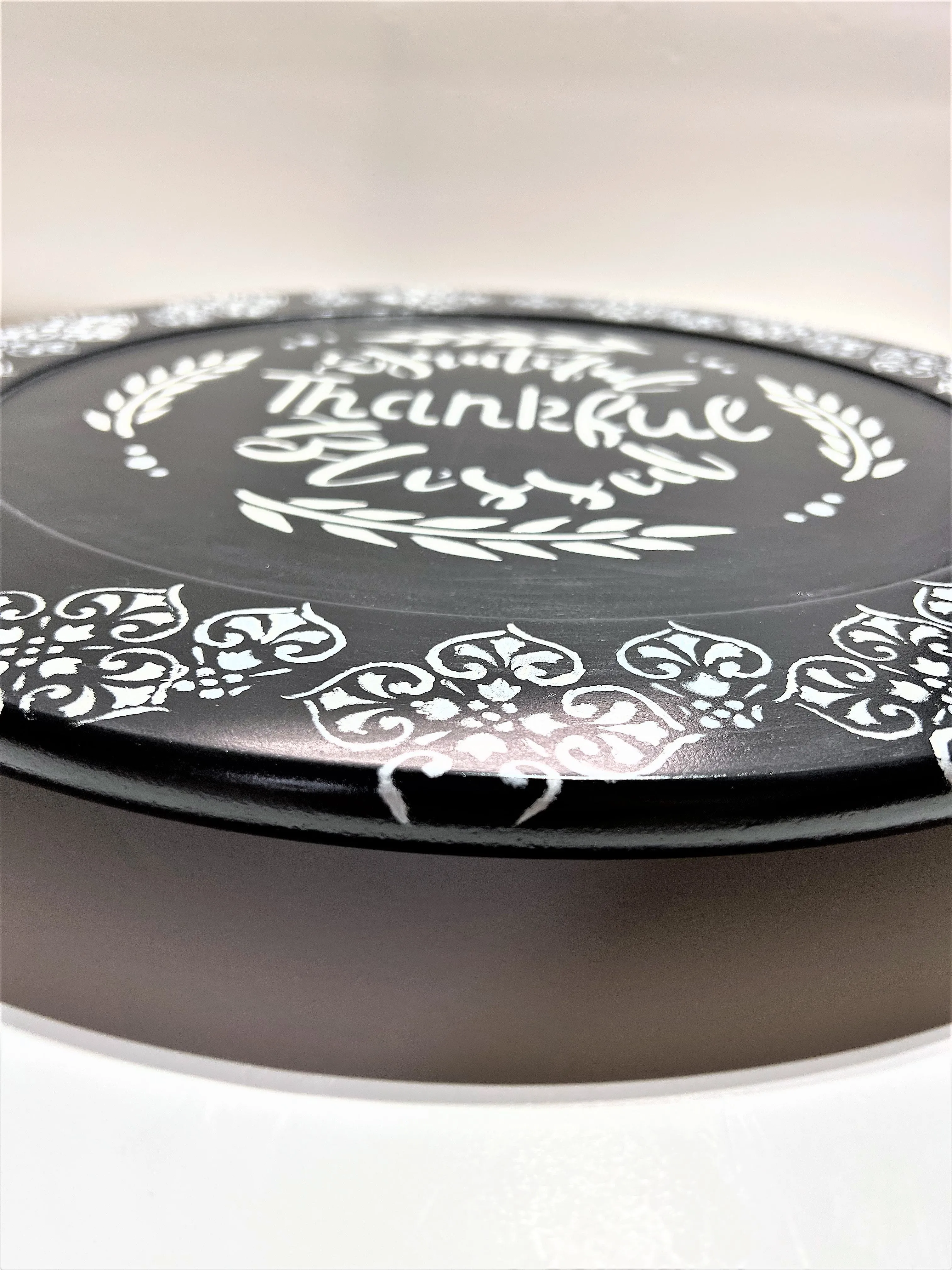 Lazy Susan/ Wood Turntable Lazy Susan Tray 18-Inch