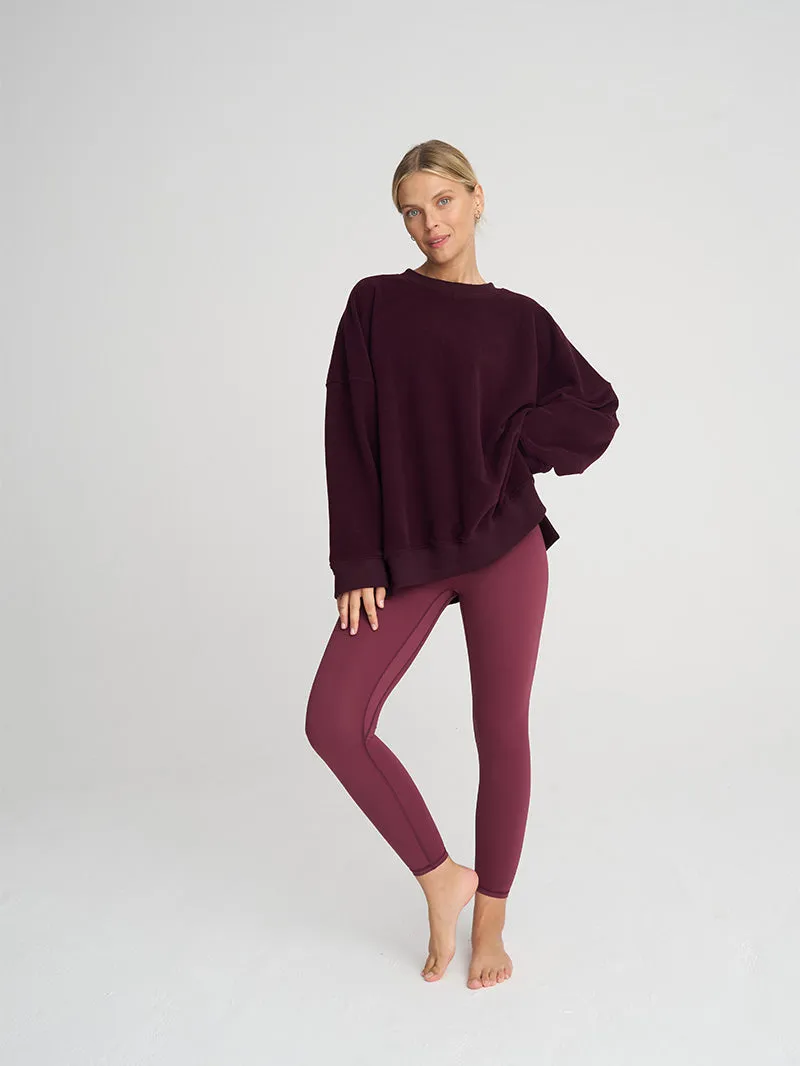Legginsy 7/8 Oneness Bond, Burgundy