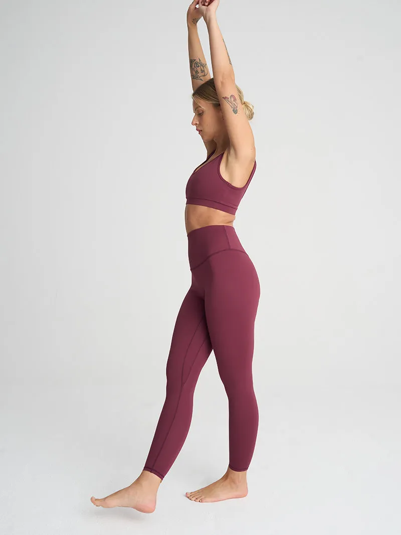 Legginsy 7/8 Oneness Bond, Burgundy