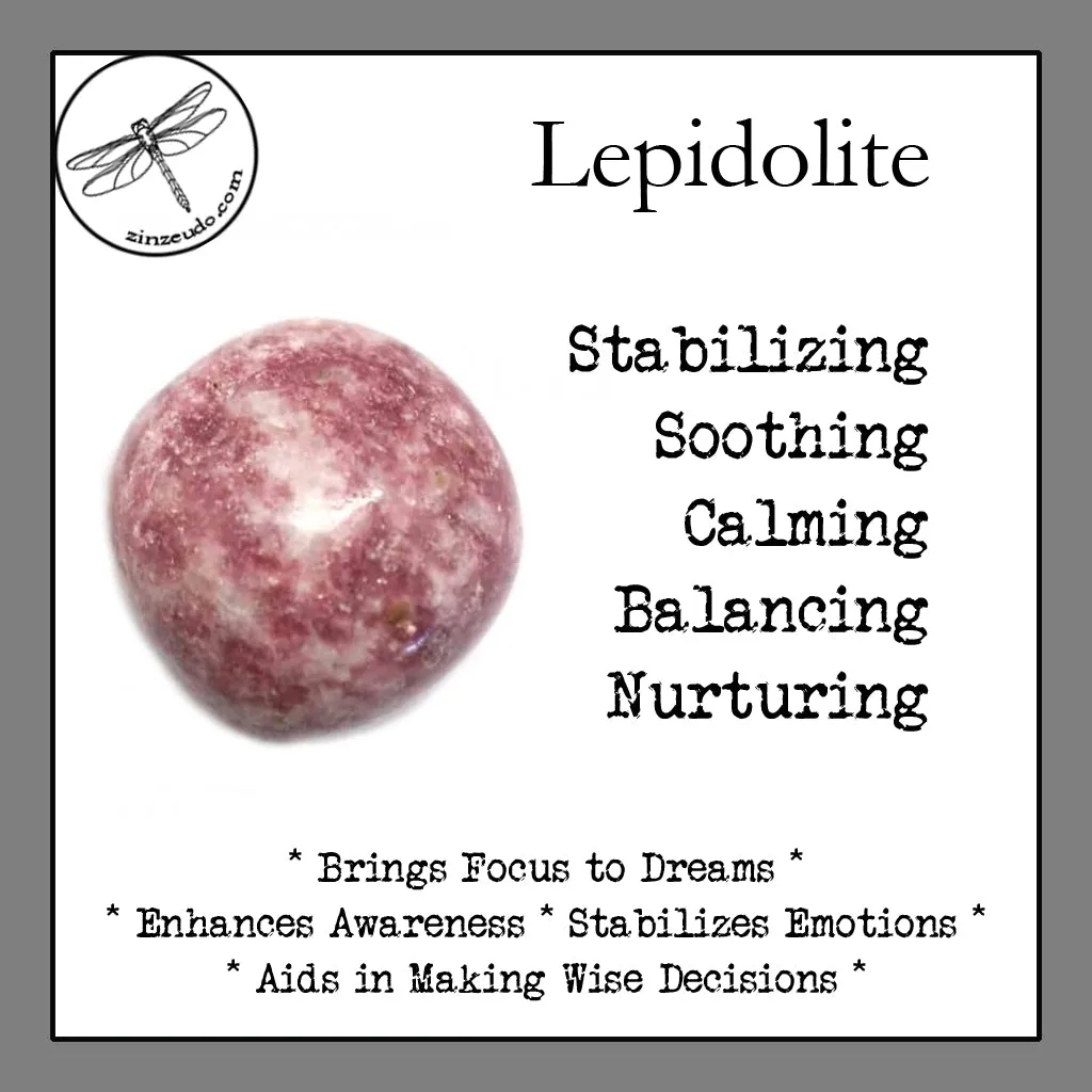 Lepidolite Skull