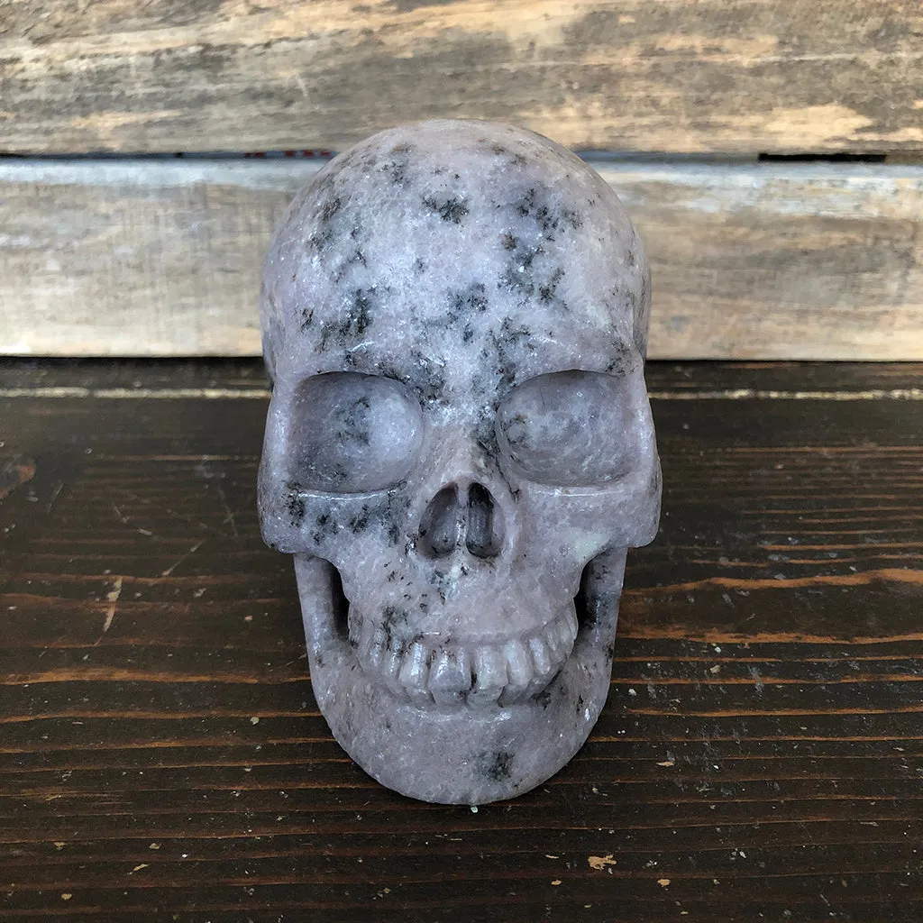 Lepidolite Skull