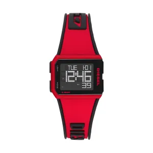 LI DIGITAL WATCH SS PLASTIC STRAP