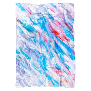 Light Blue Swerves Blanket