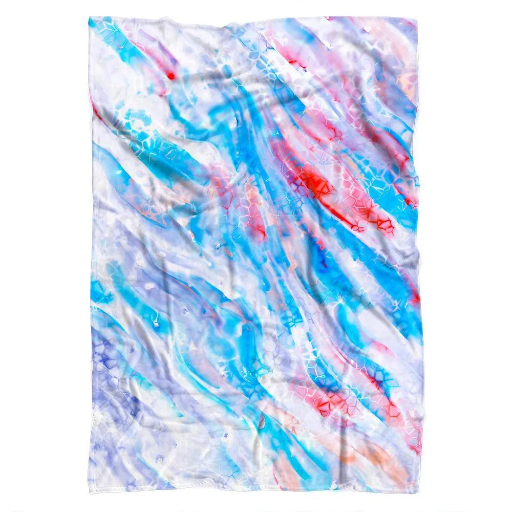 Light Blue Swerves Blanket
