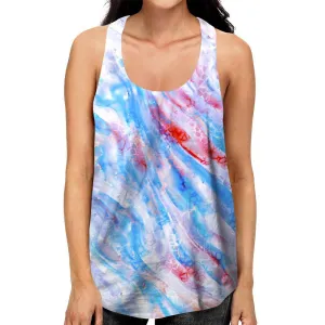 Light Blue Swerves Racerback