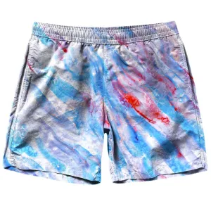 Light Blue Swerves Shorts