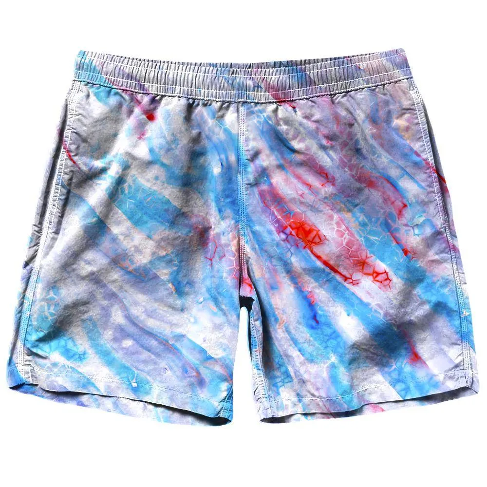 Light Blue Swerves Shorts