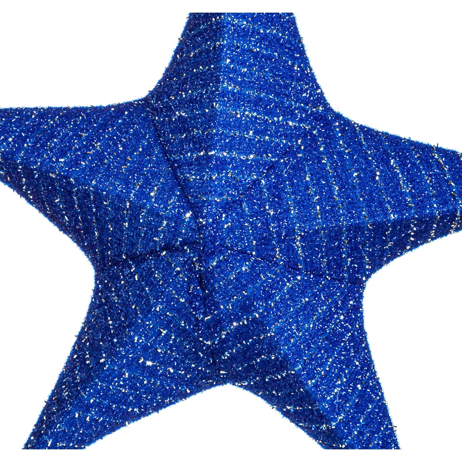 Lighted Fabric Star, Small, Blue,45st352bl
