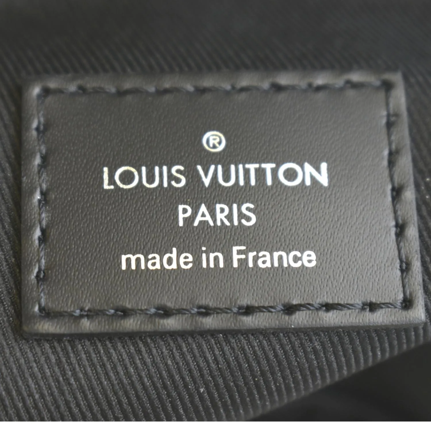 LOUIS VUITTON Avenue Sling Damier Graphite Backpack Bag Black