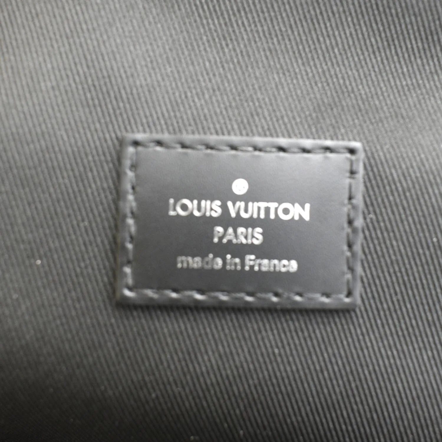LOUIS VUITTON Avenue Sling Damier Graphite Backpack Bag Black