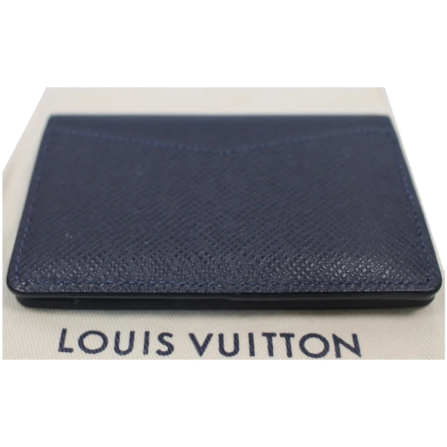 LOUIS VUITTON Organizer Card Case Holder Taiga Wallet Black