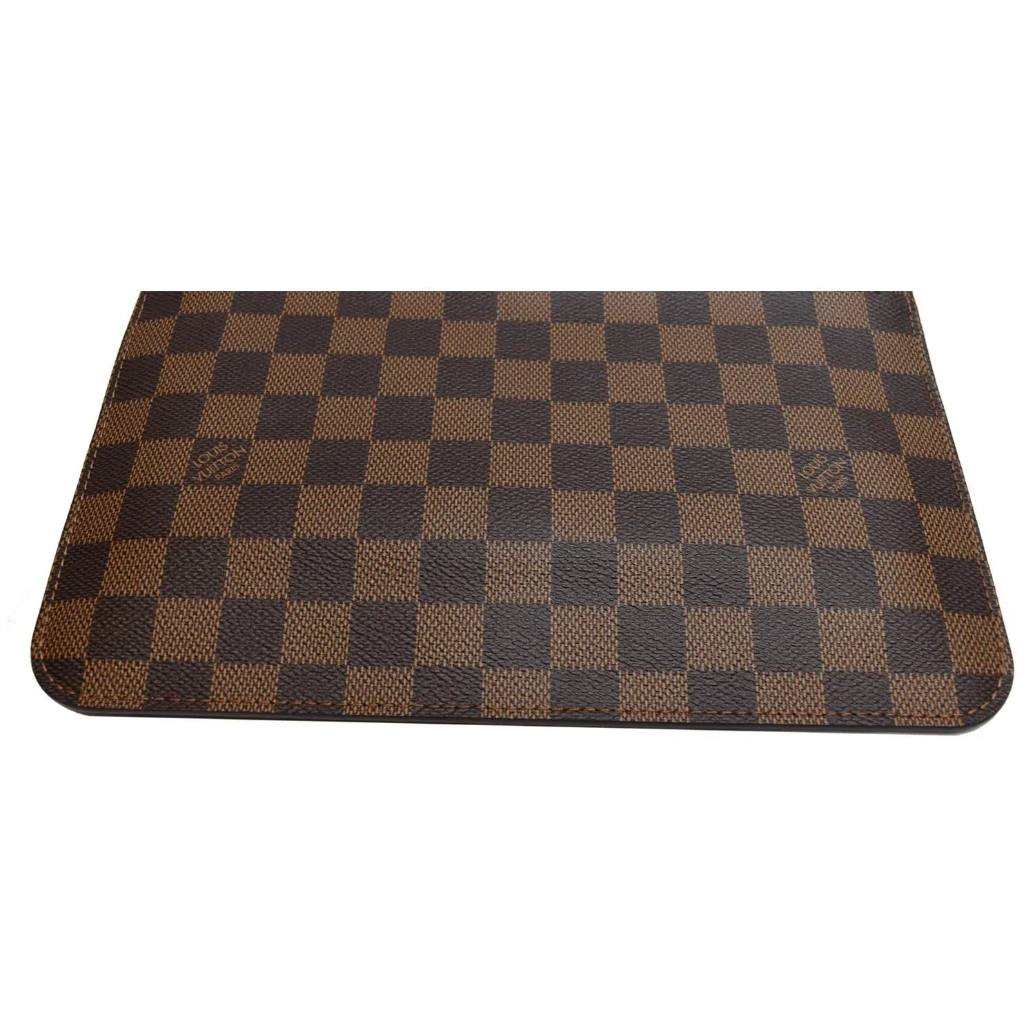 LOUIS VUITTON  Pochette Wristlet Pouch Monogram Canvas Neverfull MM Brown