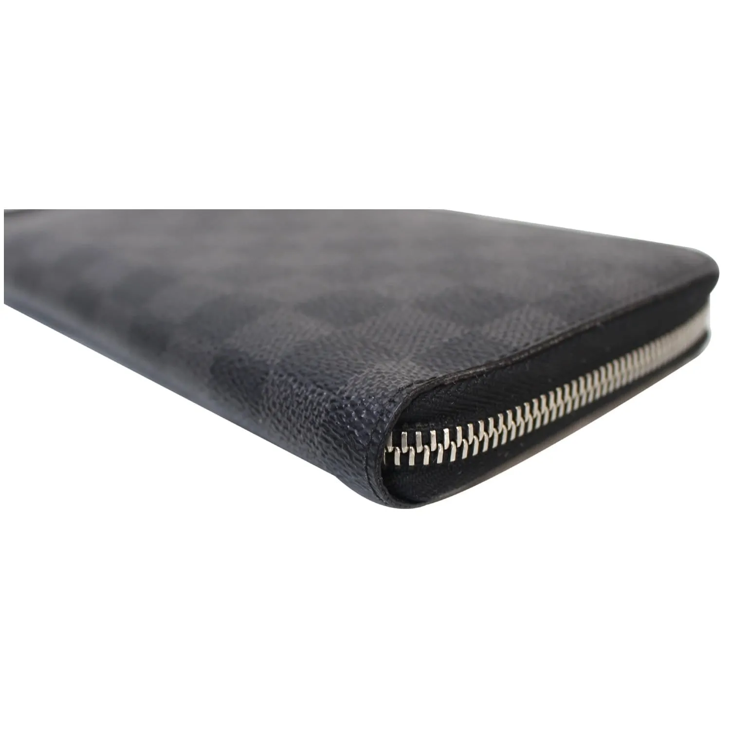 LOUIS VUITTON Zippy Organizer Damier Graphite Wallet Black