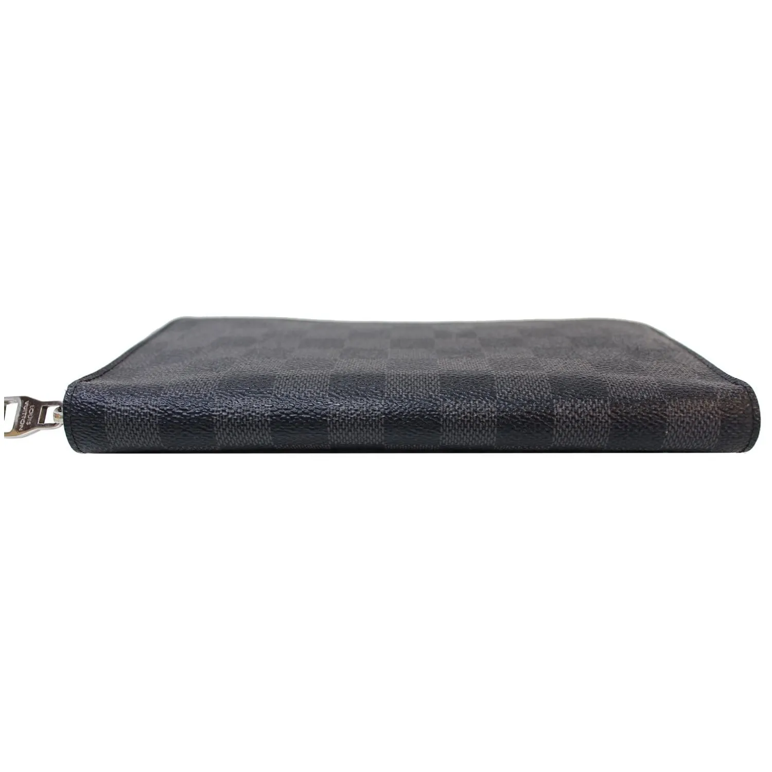 LOUIS VUITTON Zippy Organizer Damier Graphite Wallet Black