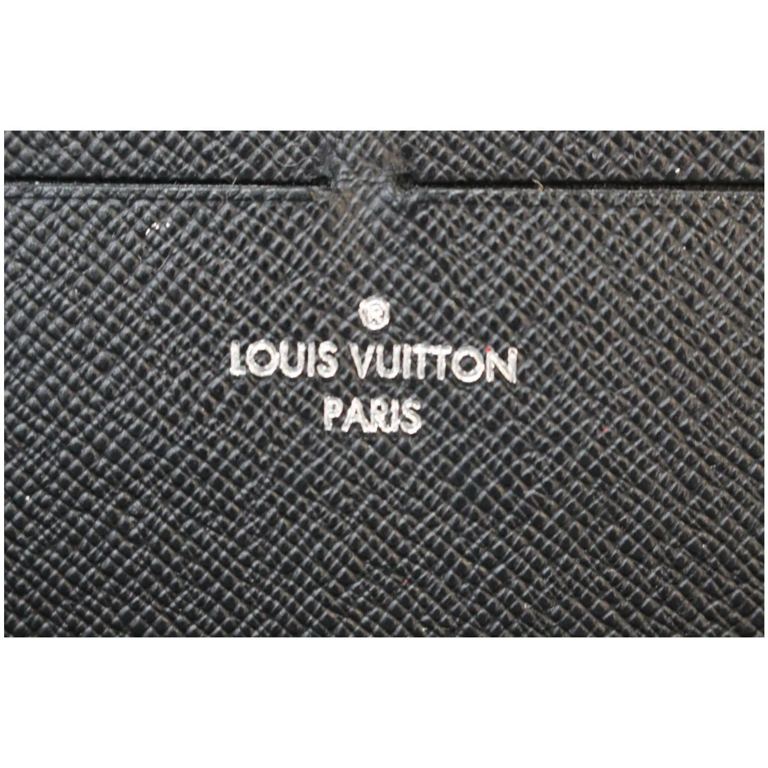 LOUIS VUITTON Zippy Organizer Damier Graphite Wallet Black