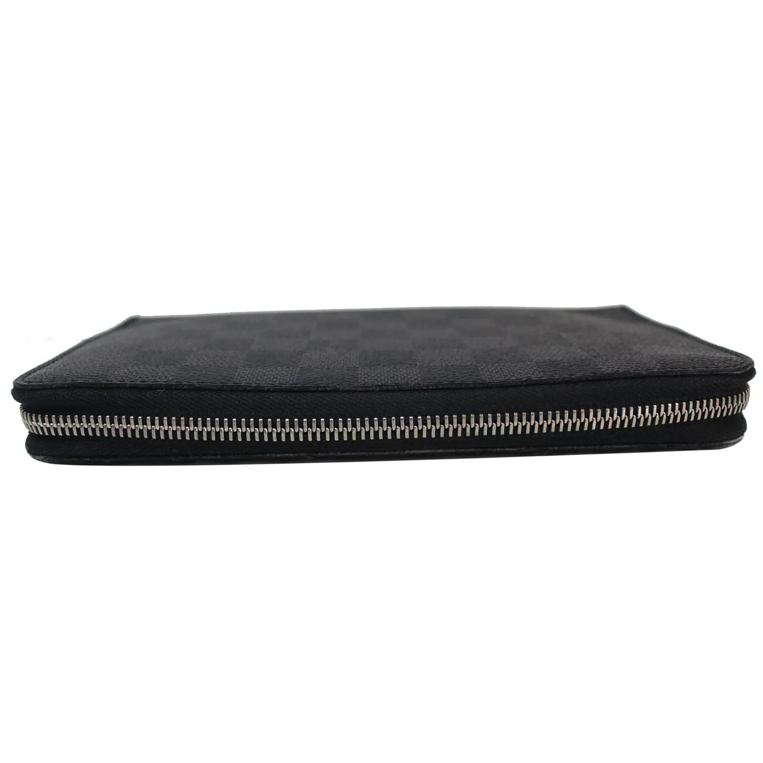LOUIS VUITTON Zippy Organizer Damier Graphite Wallet Black