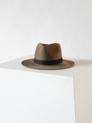 LUCA WOOL FEDORA IN CAMEL