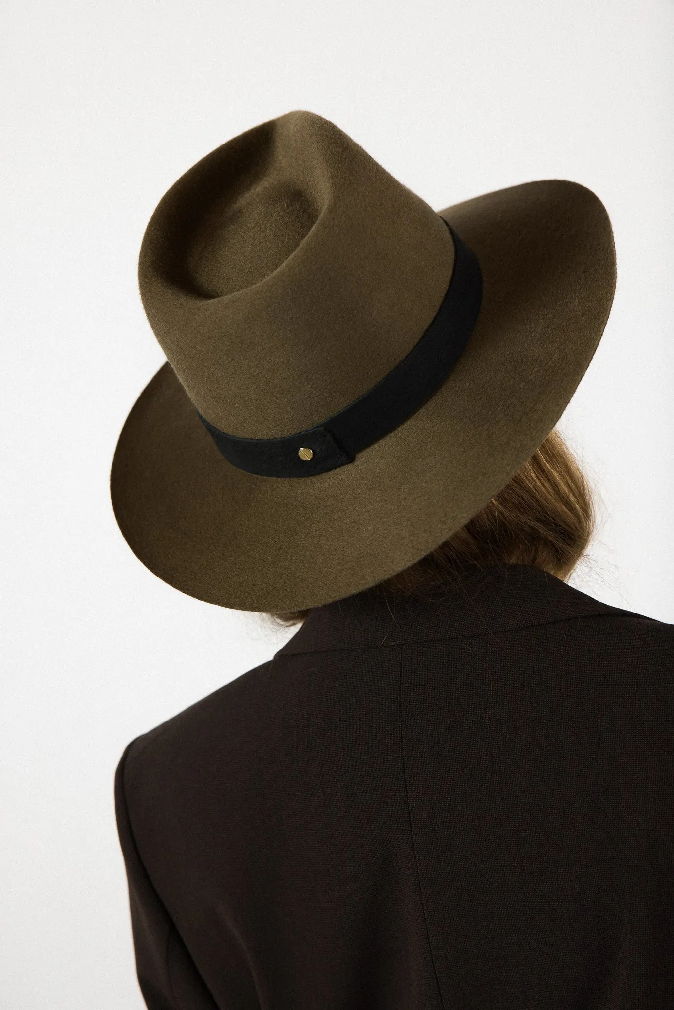 LUCA WOOL FEDORA IN CAMEL