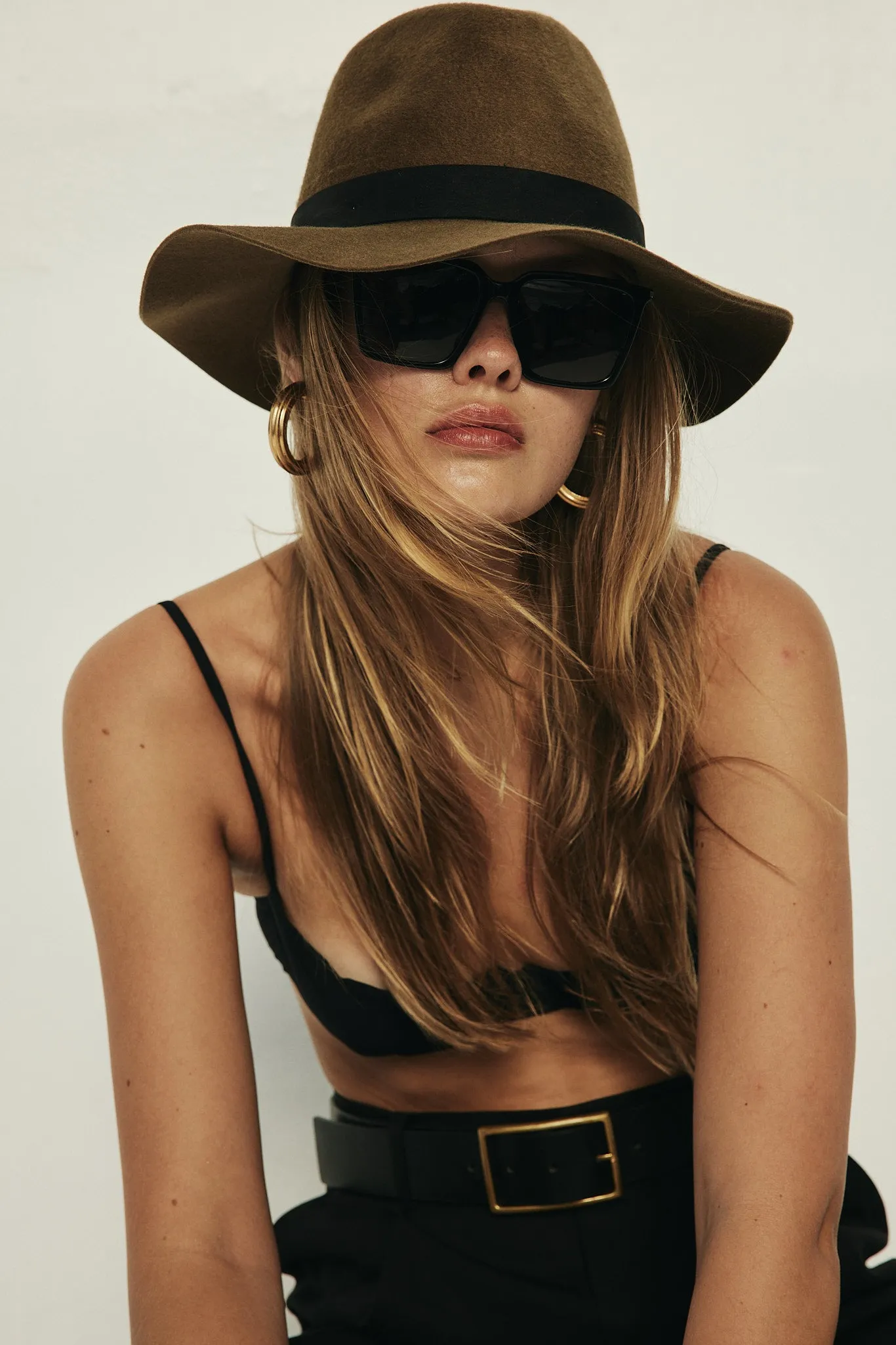 LUCA WOOL FEDORA IN CAMEL