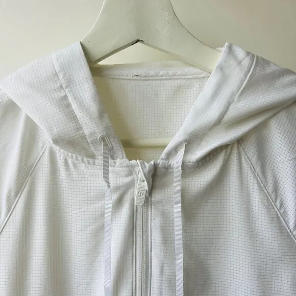 Lululemon Pack lite half zip pullover, White, Size 0-2 J171