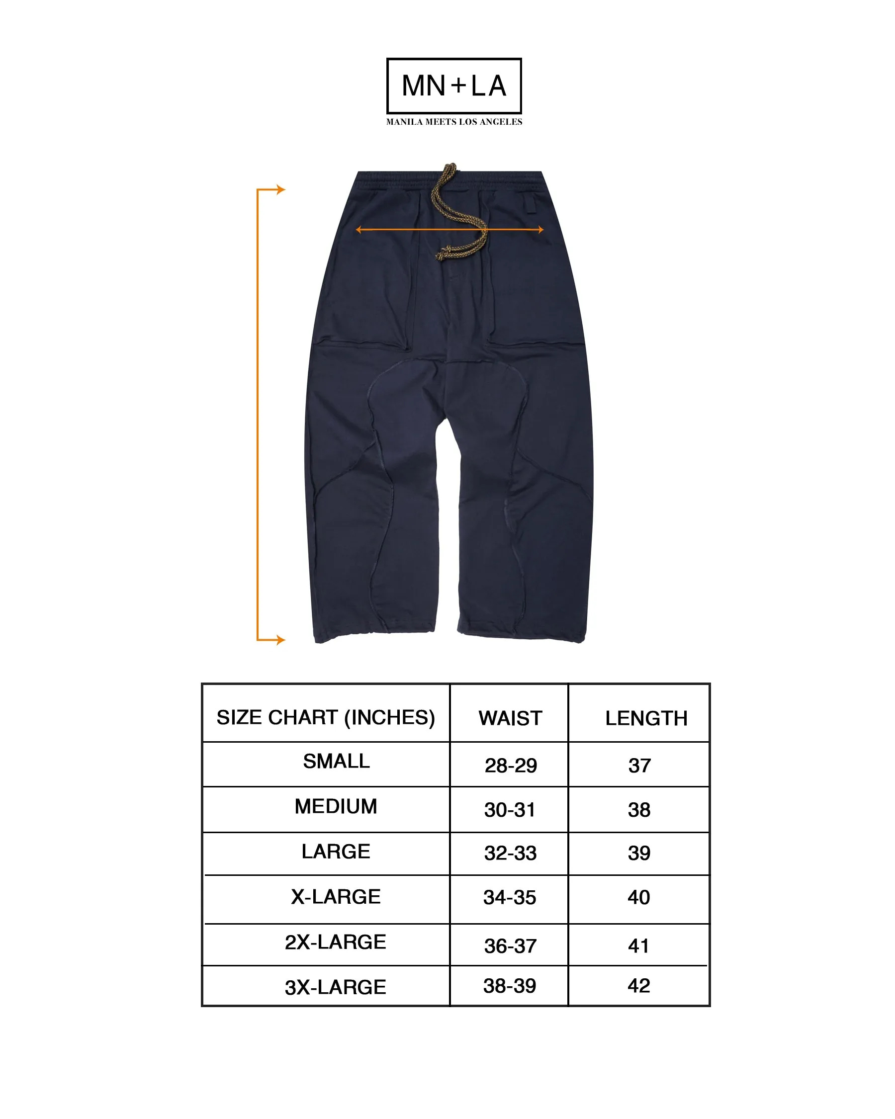 M  VEINS PANTS IN NAVY