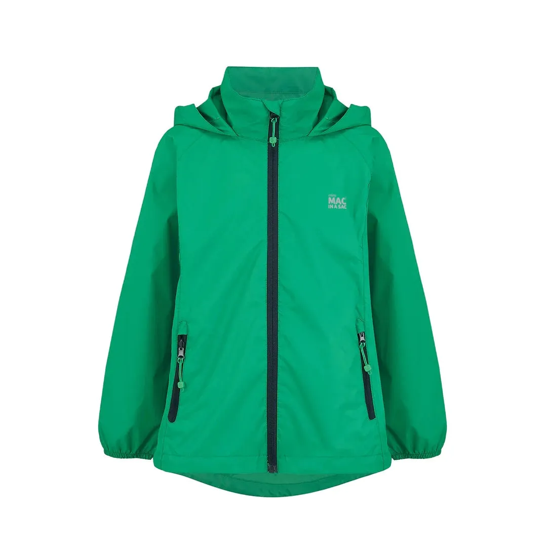 Mac in a Sac Origin Mini Packable Waterproof Jacket - Pea Green