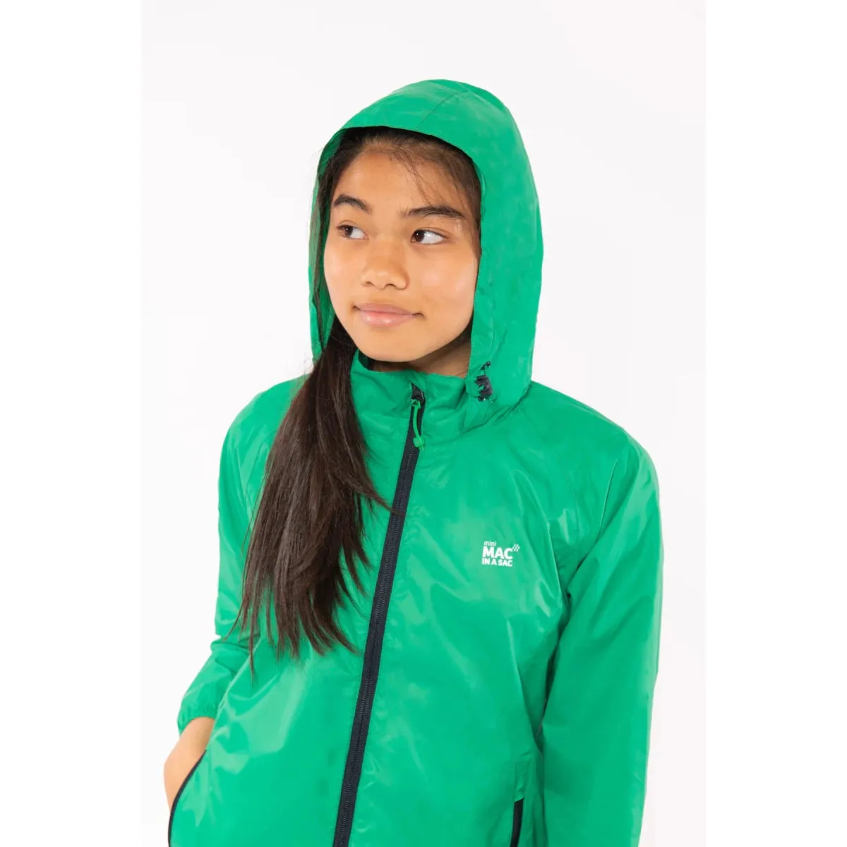 Mac in a Sac Origin Mini Packable Waterproof Jacket - Pea Green