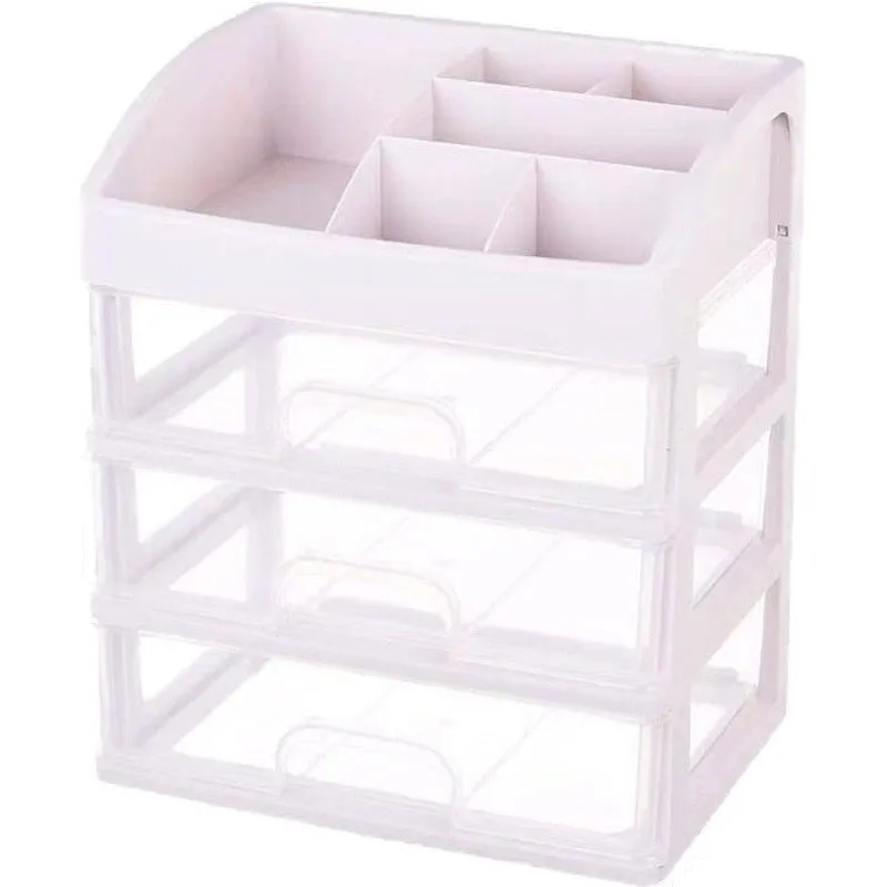 Makeup Organizer Drawers Plastic Cosmetic Storage Box