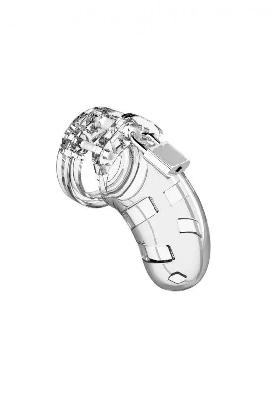 Mancage Model 1 Chastity 3.5 Inch  Cage -  Transparent