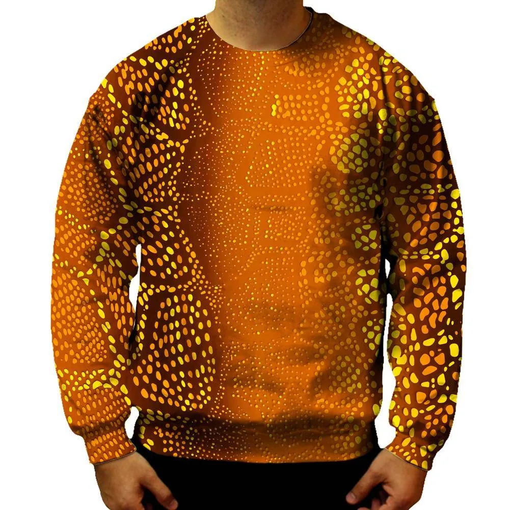Many Dots Orange Sweatshirt