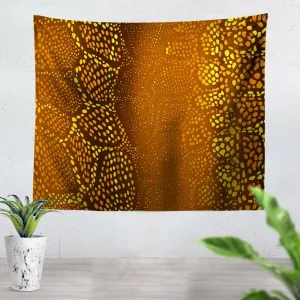 Many Dots Orange Tapestry