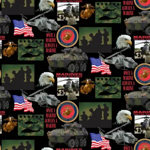 MARINES-Geometric-100% Cotton-021-2M
