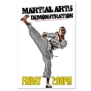 Martial Arts Demo Cling 02