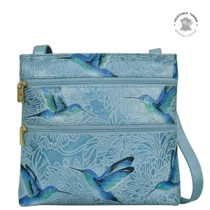 Medium Crossbody With Double Zip Pockets - 447
