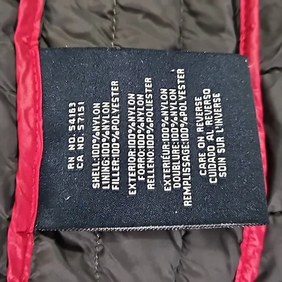 Medium, Tommy Hilfiger Hooded Packable lightweight jacket, Gray and Pink