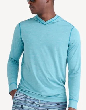 Men's Droptemp UPF 50 Hooded Long Sleeve Swim Shirt