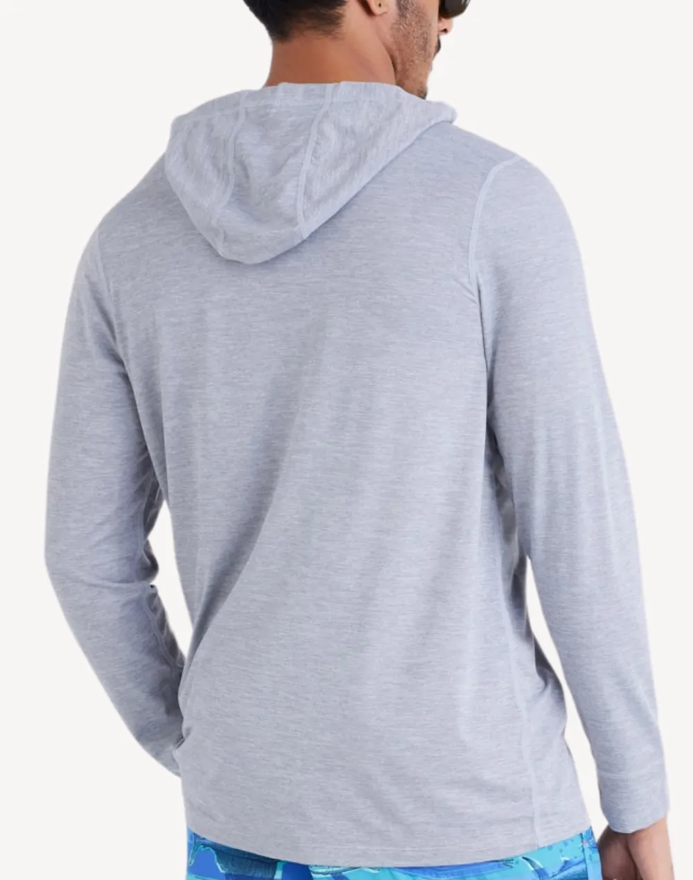 Men's Droptemp UPF 50 Hooded Long Sleeve Swim Shirt