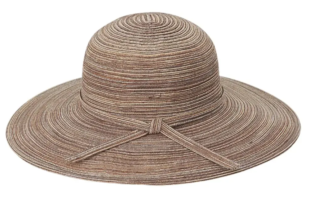 Metallic Large Brim Sun Hat