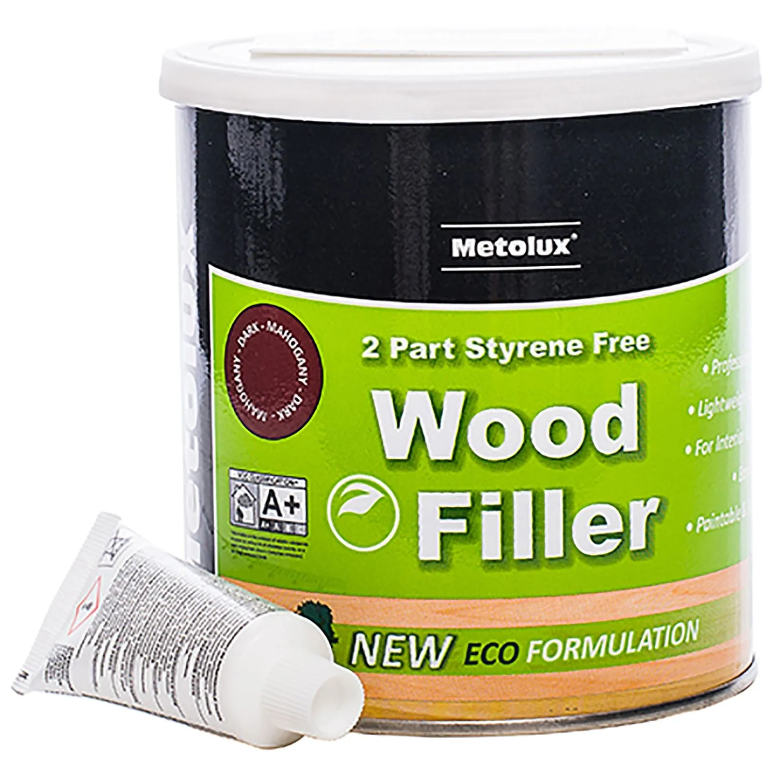 Metolux Wood Filler 2 Part Styrene Free High Strength Professional Grade
