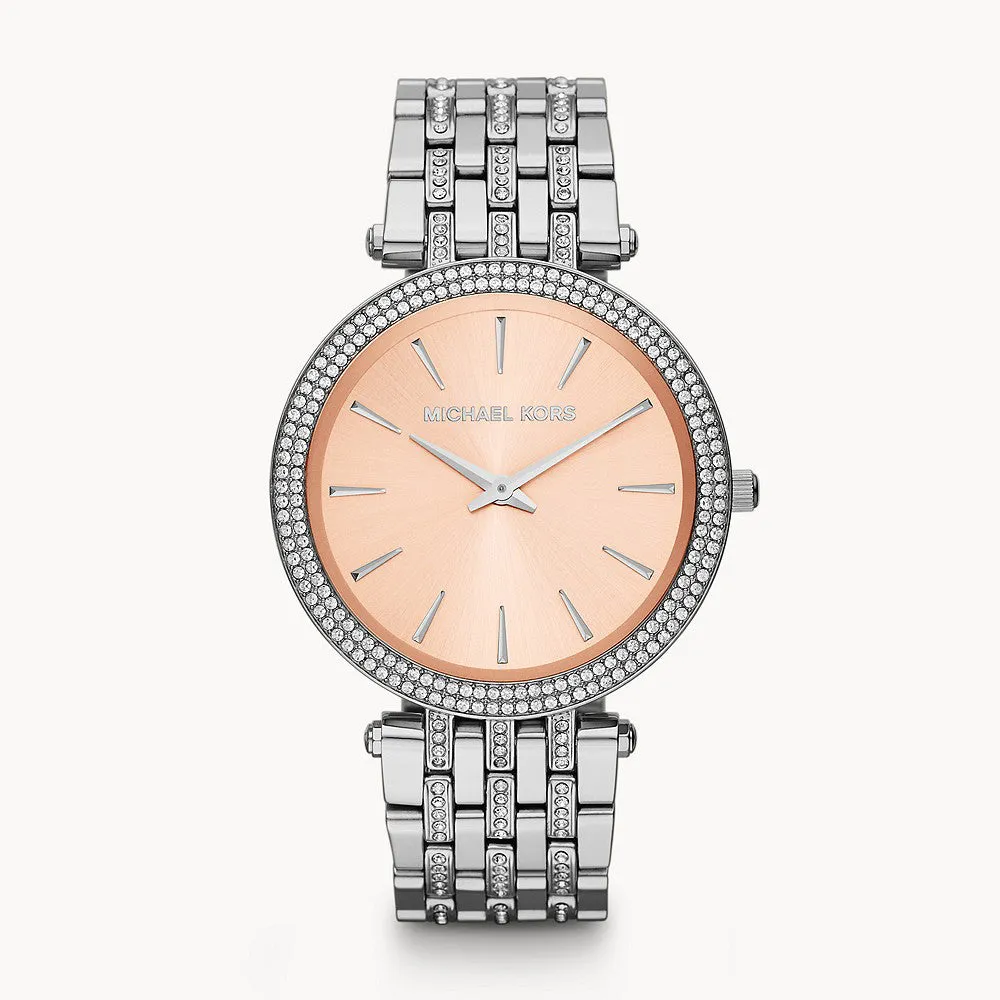 Michael Kors Darci Three-Hand Stainless Steel Women's Watch - MK3218