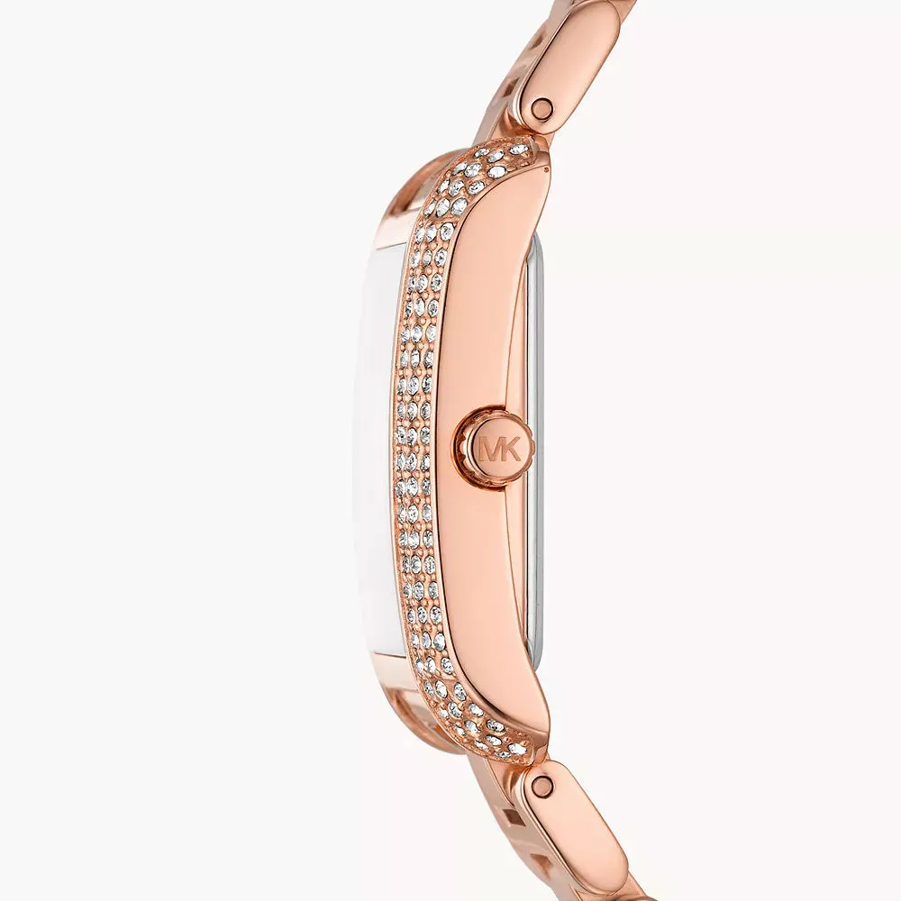 Michael Kors Emery Rose Gold Stainless Steel Women's Watch - MK1074SET