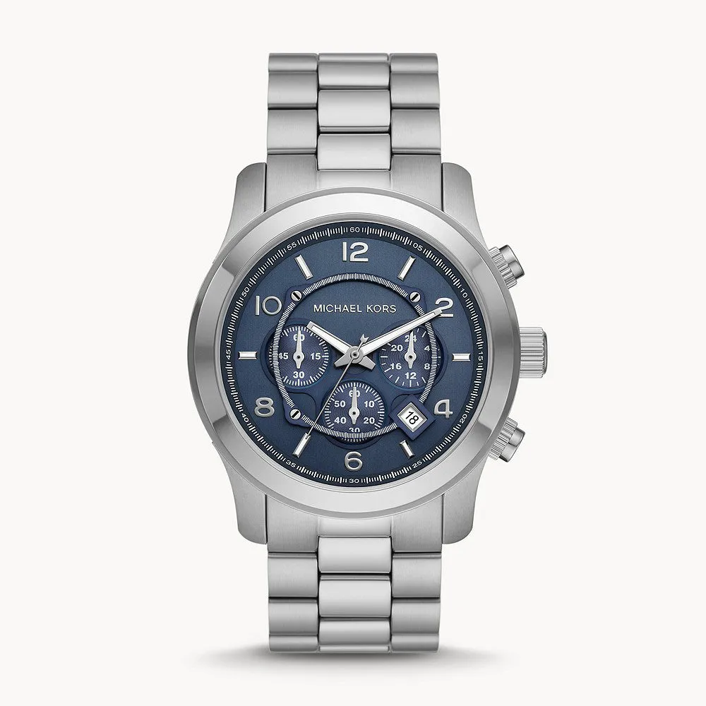 Michael Kors Runway Chronograph Stainless Steel Men's Watch - MK9105