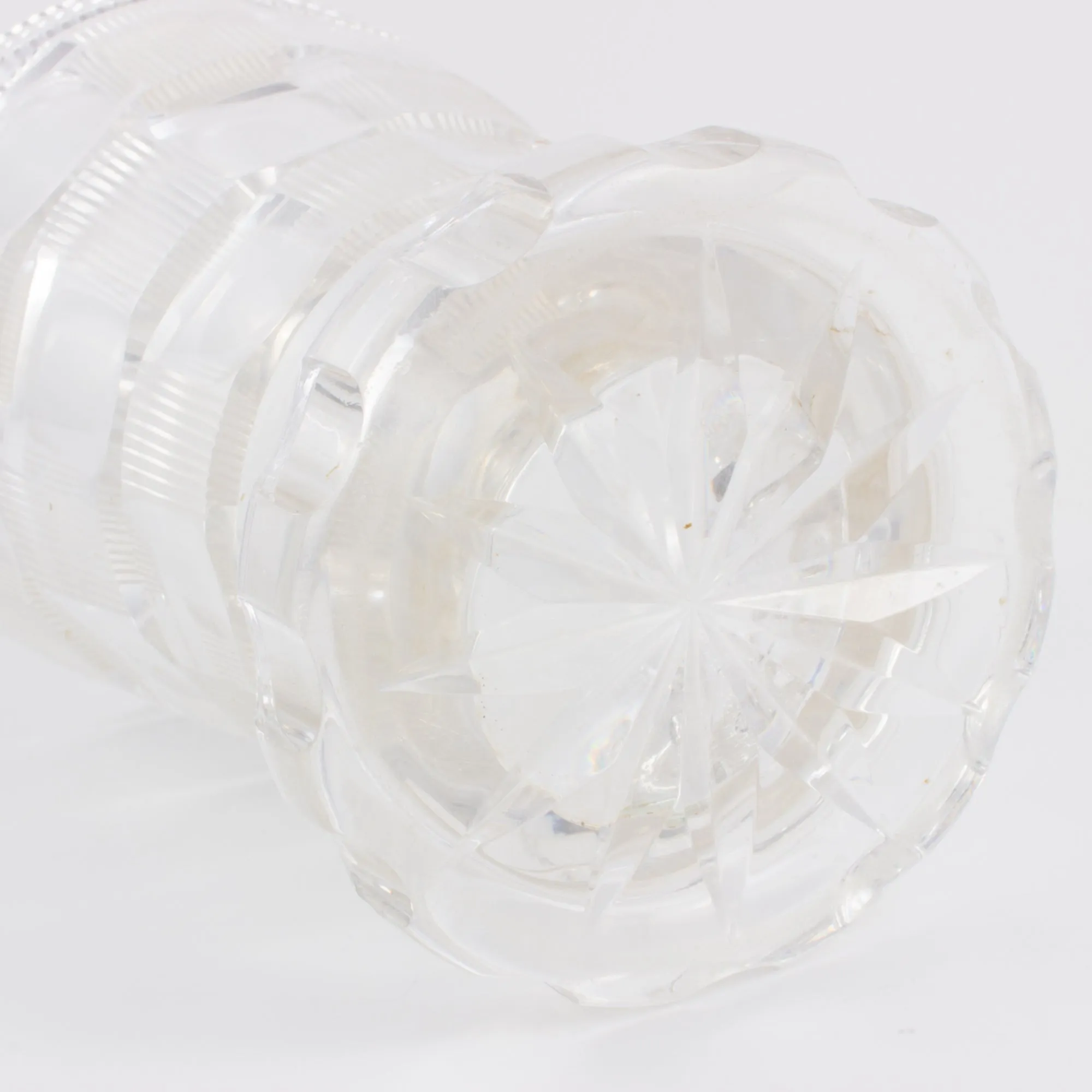 Mid-Century Cut Crystal Vase found in France