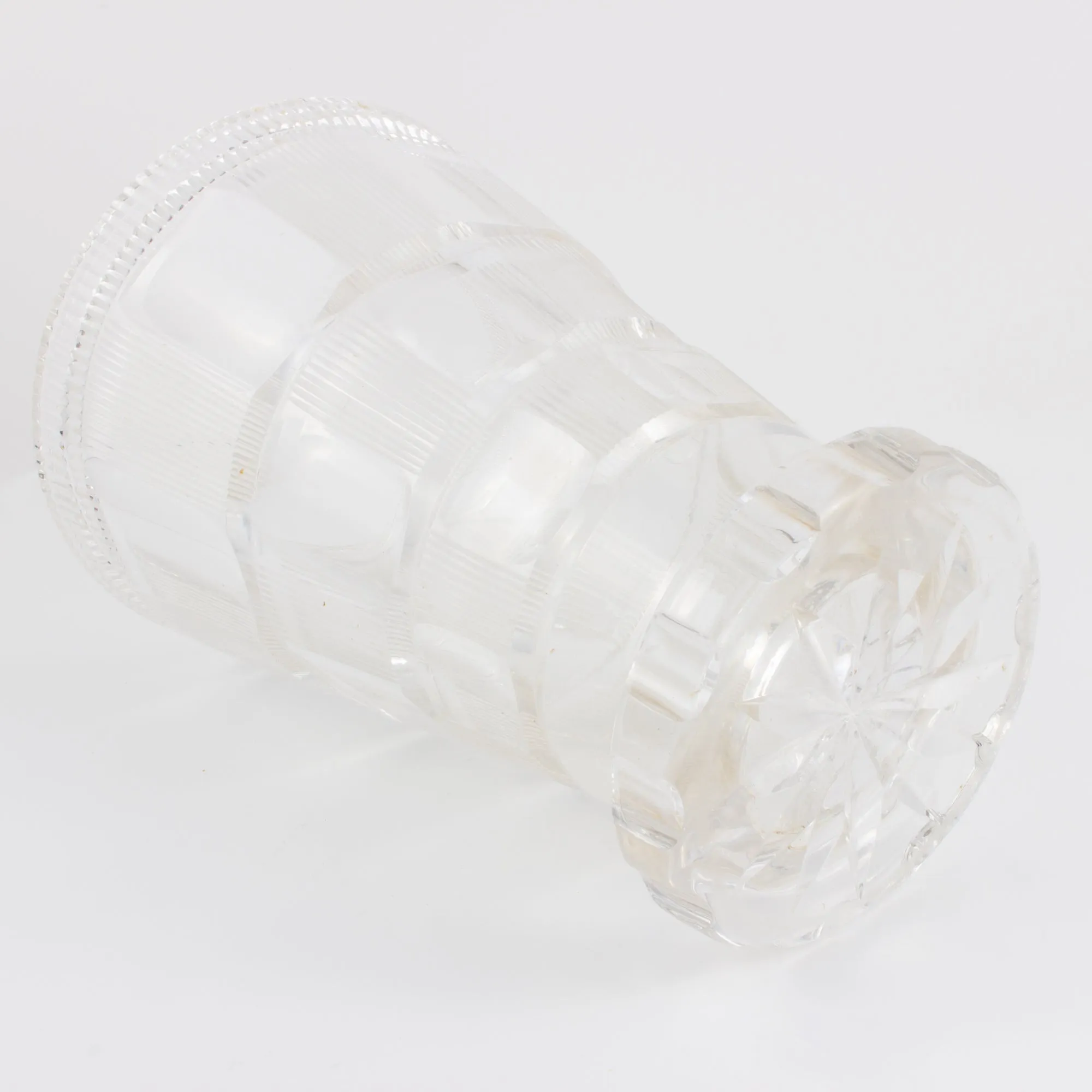 Mid-Century Cut Crystal Vase found in France