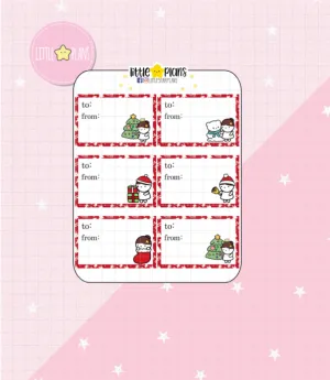 Mimi Christmas Gift Labels