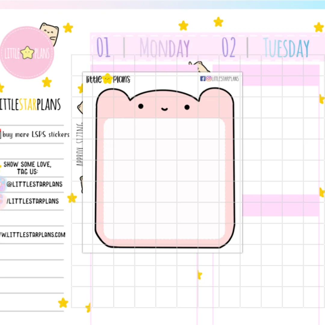 Mimi - Large Character Note Sticker