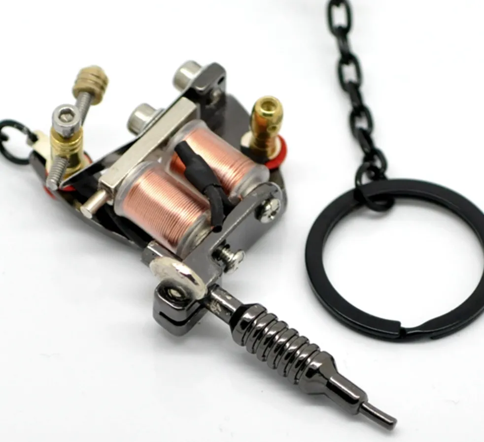 Mini Tattoo Machine Key Chain - Functional model A