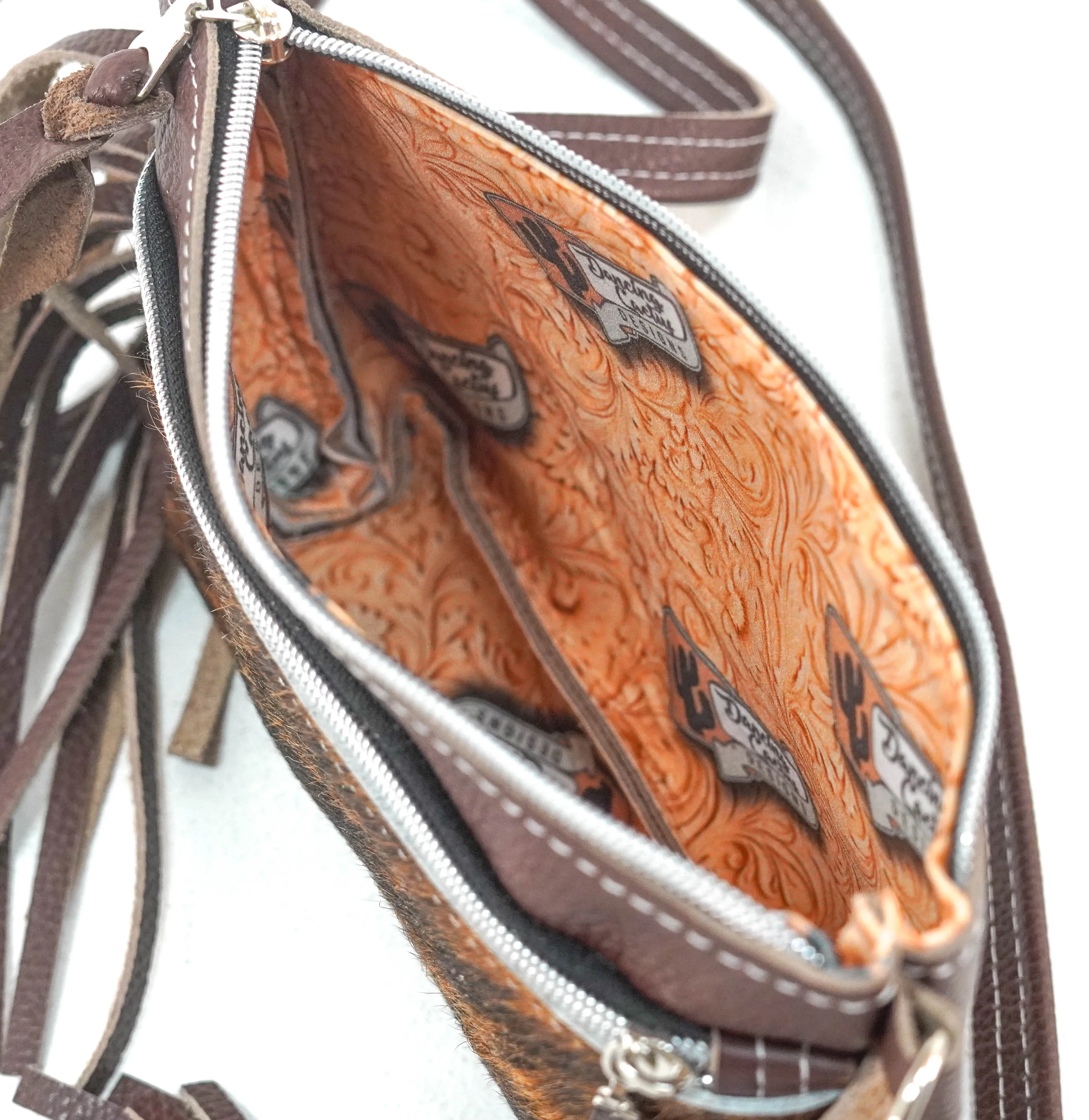 Miss Kitty - Brindle w/ Mustang Leather