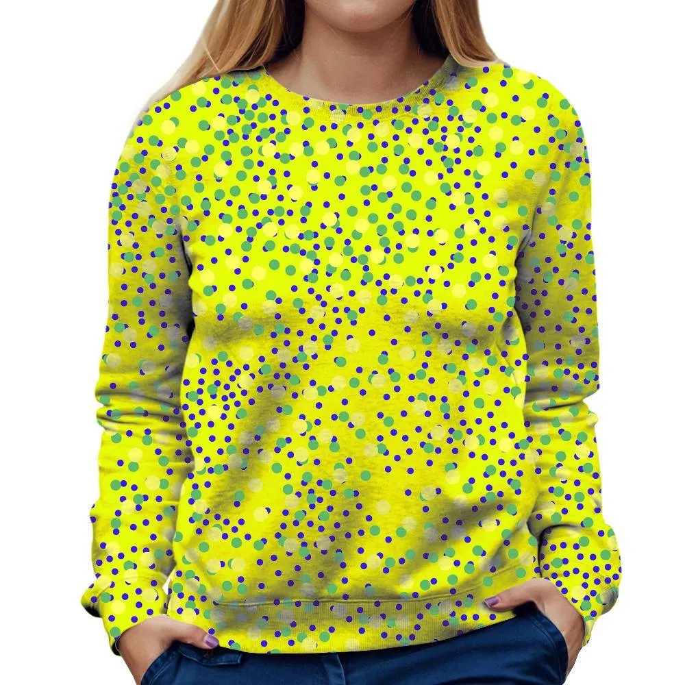 Mixed Dots Womens Sweatshirt